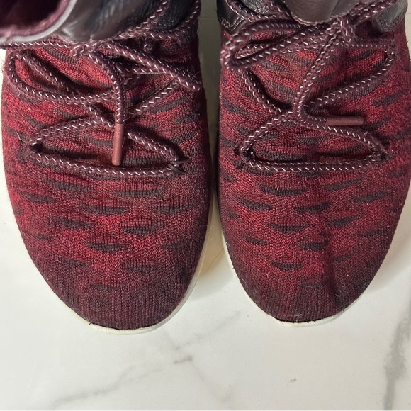 Nike Two Hi Fly Knit Sneaker Boot 8.5 Deep Burgundy - Picture 6 of 8